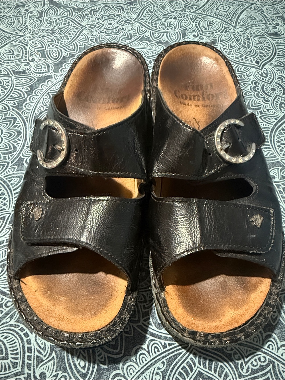 Finn Comfort Mumbai — black leather — EU 39